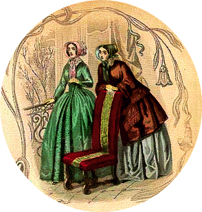 Two Women with Chair